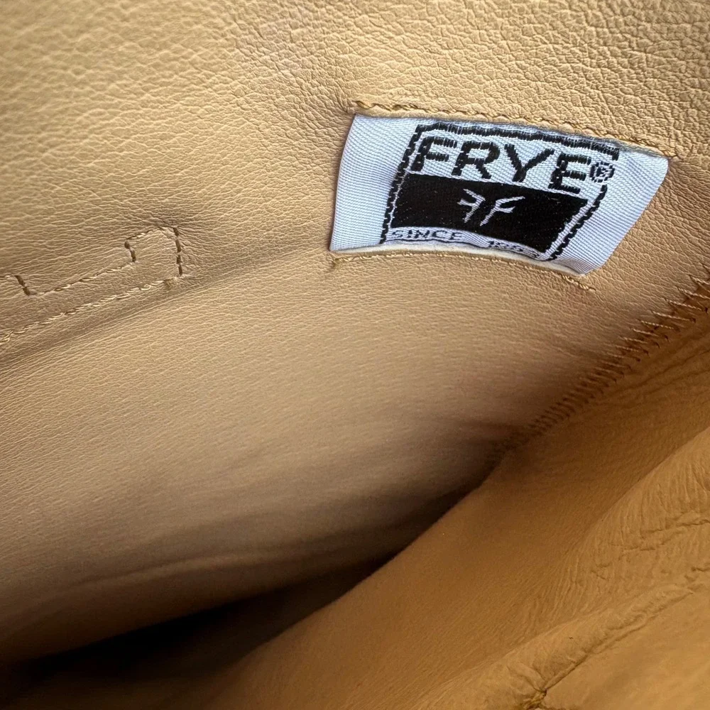 Frye Boots Paige Leather 6.5 Grey Pull On Round Toe Riding Western Distressed - Picture 11 of 12